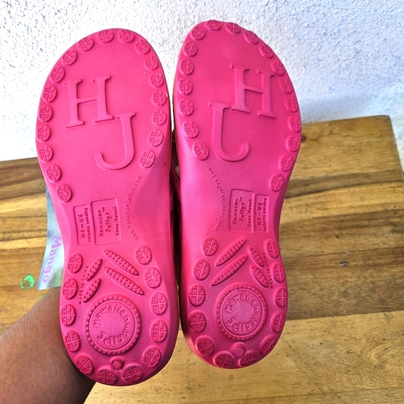 Hawaiian Jellys Ultra Comfort Mango Fruit Unisex  Sandals Women's Size 6 - Picture 14 of 15